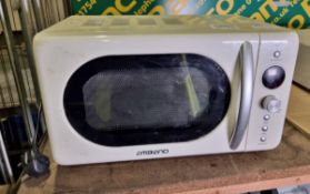 Ambiano Retro 700W microwave - 45x35x30cm