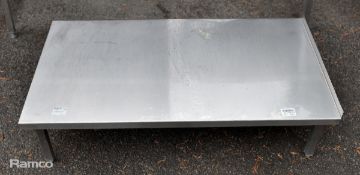 Stainless steel platform - 114x65x27cm