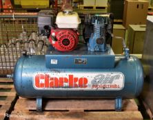 Clarke SP15ND Petrol Driven Heavy Duty Air Compressor 7 bar 150L 6.5hp with Honda GX200 engine