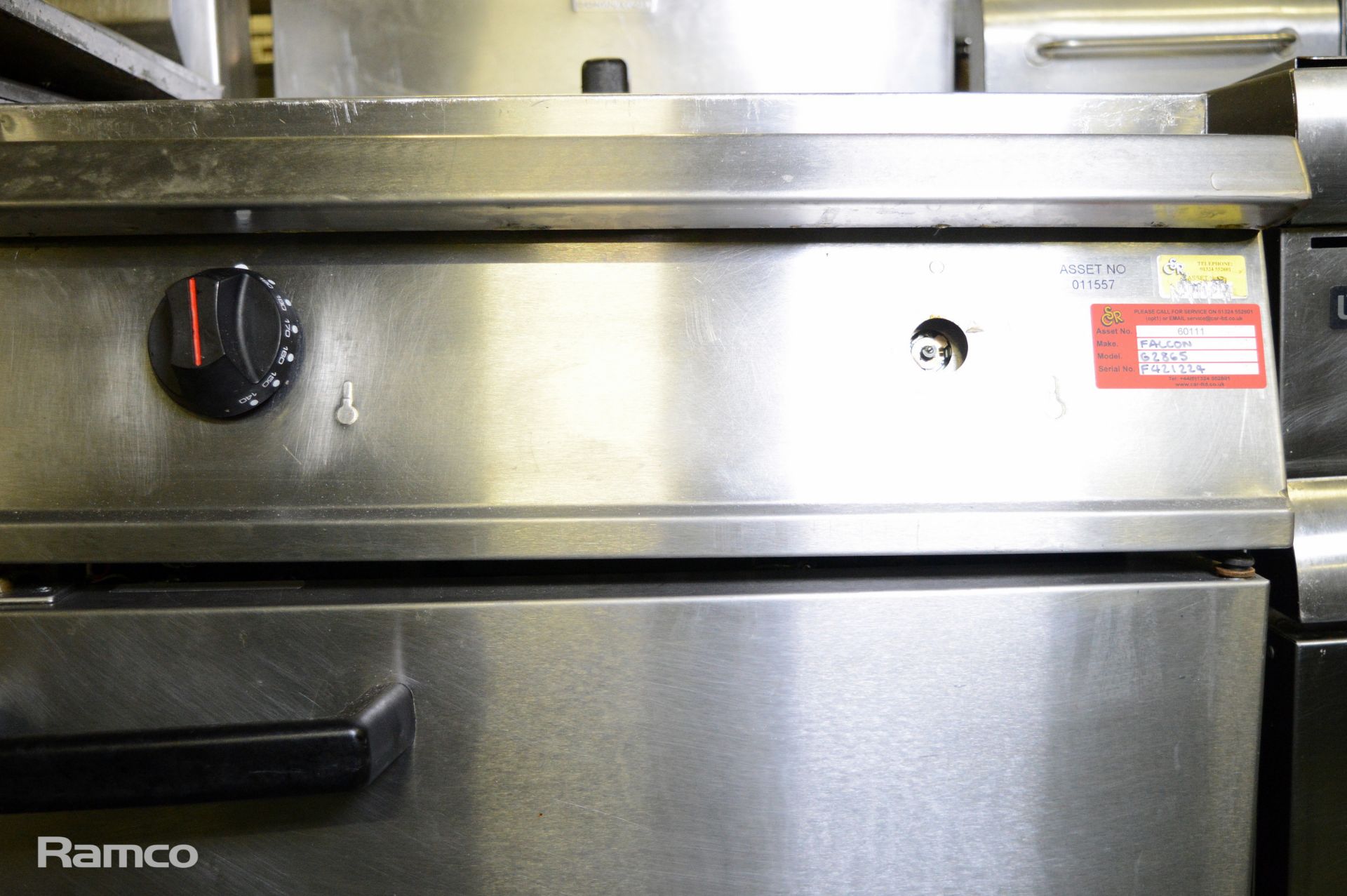 Falcon Dominator G2865 free standing twin basket gas fryer - missing 1 control knob - Image 2 of 6