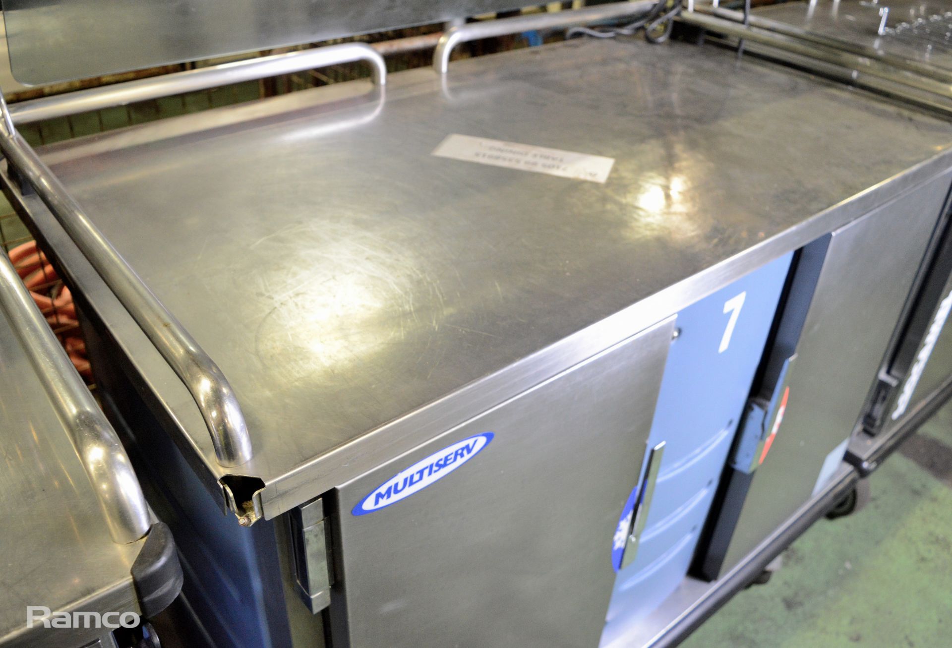 Socamel Multiserv Senior 1208222010 Mobile Hot + Cold Food Service Trolley 124x72x137cm - Image 3 of 5