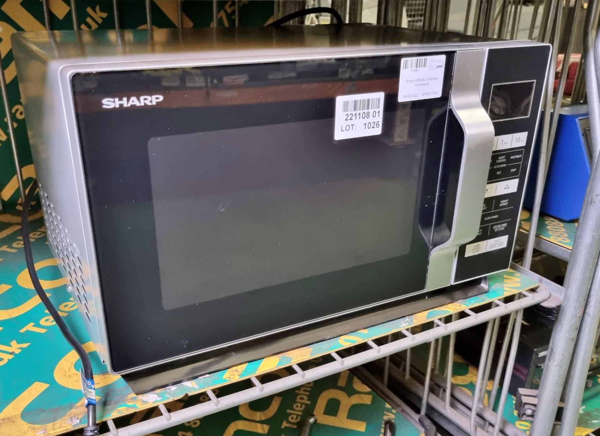 Sharp R360SLM flatbed microwave - Image 2 of 3