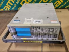 2x Fluke PM3082 100MHz Oscilloscopes - 1 with a cracked casing