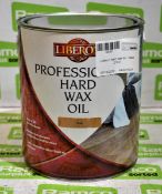 Liberon hard wax oil, Teak. 2.5Ltr