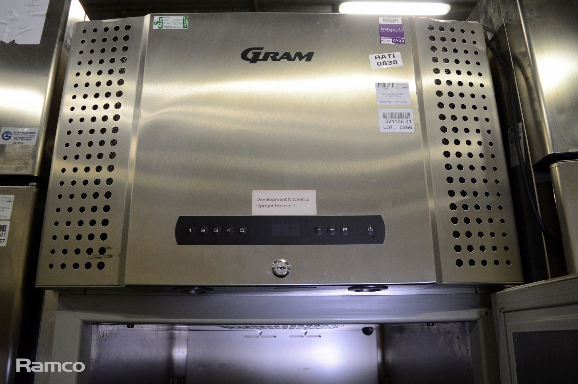 Gram upright freezer - 72x87x200cm - Image 4 of 4