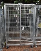 Metal cage trolley - 80x120x184cm