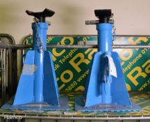 Pair of OMCN axle stands - capacity 5000kg