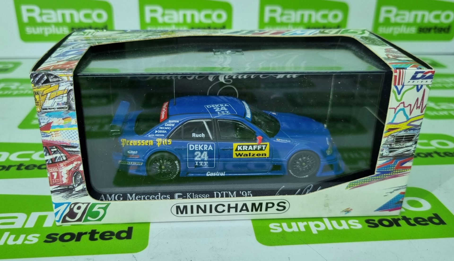 Minichamps Paul’s Model Art Mercedes C-Class DTM 1995 Ruch Motorsport – G. Ruch 1:43 model car