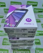 5x Motorola Moto G 3rd Gen - Pay As You Go Mobile Phones