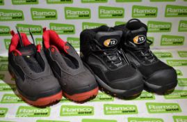 Honeywell squat safety trainers - size UK 7, V12 Track safety boots - size UK 3