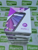 5x Motorola Moto G 3rd Gen - Pay As You Go Mobile Phones