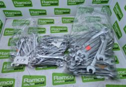 106x Various Open End Spanners