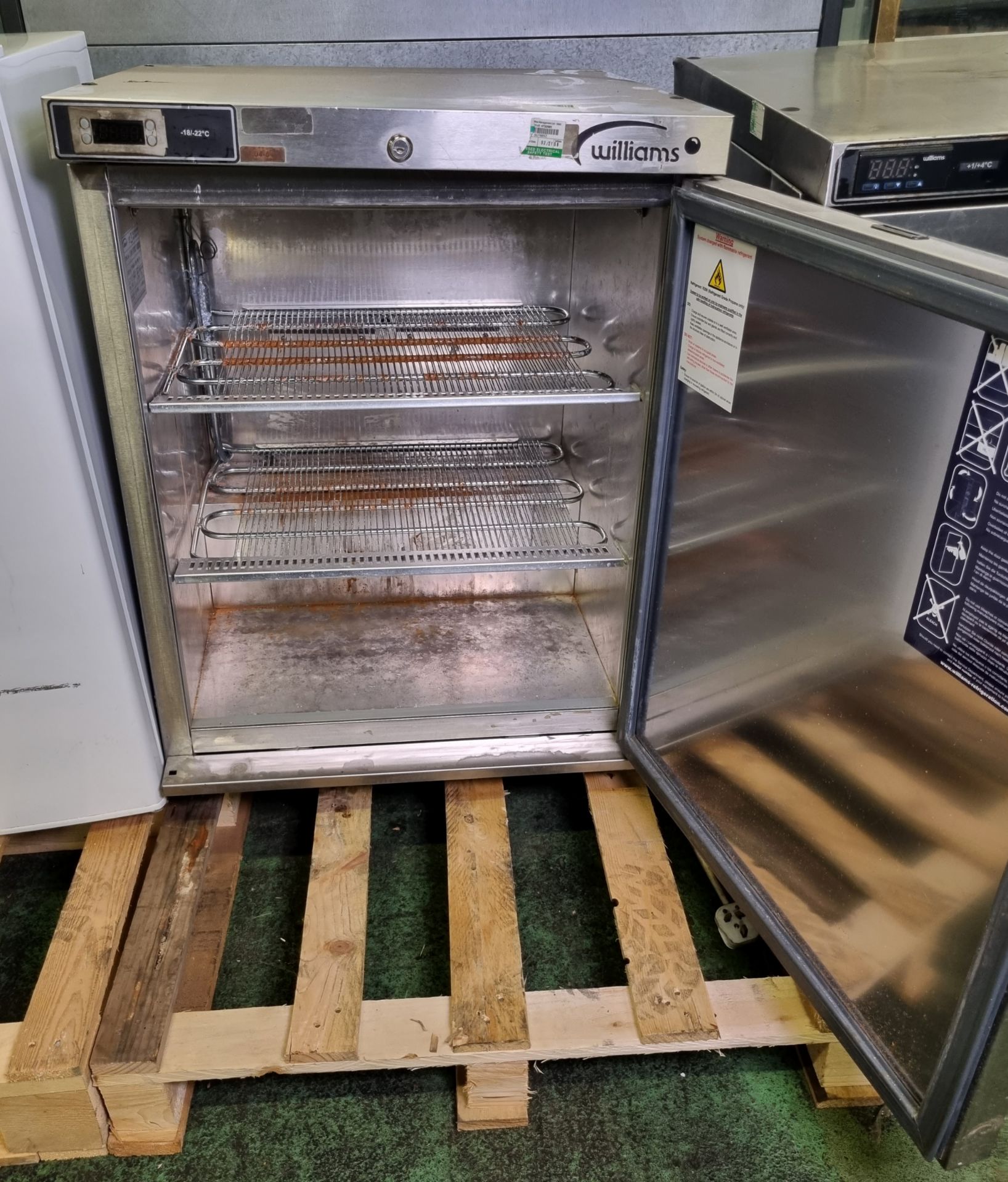 Williams LA135SA R290 R1 st/st under counter freezer unit - L60xW58xH80cm - Image 2 of 3