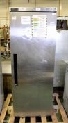Williams HA400SS single door upright fridge - 65x65x177cm