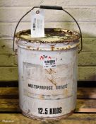 Bucket of multipurpose grease 12.5kg, unused
