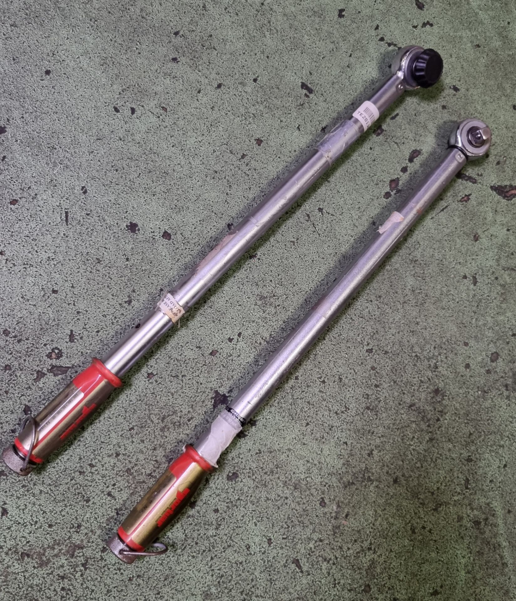 2x Norbar SL3 push through torque wrenches 50-230 N.m 1/2 inch sq drv