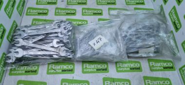 133x Various Open End Spanners