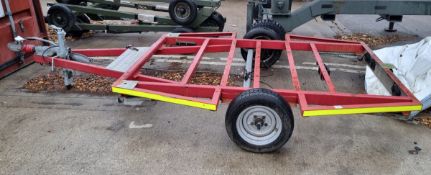 Blackburn Trailers Kompak exhibition trailer (chassis only - no.2,96697) with Knott Avonride KF13