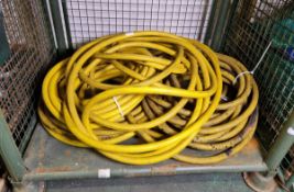 5x Continental high pressure yellow fire hoses - 20mtr x 19mm/5 bar