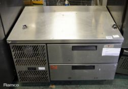 Williams 2 drawer under broiler chef base fridge - 102x79x61cm