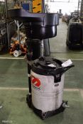 Samoa waste oil/fluid gravity + suction collection unit, 100 ltr