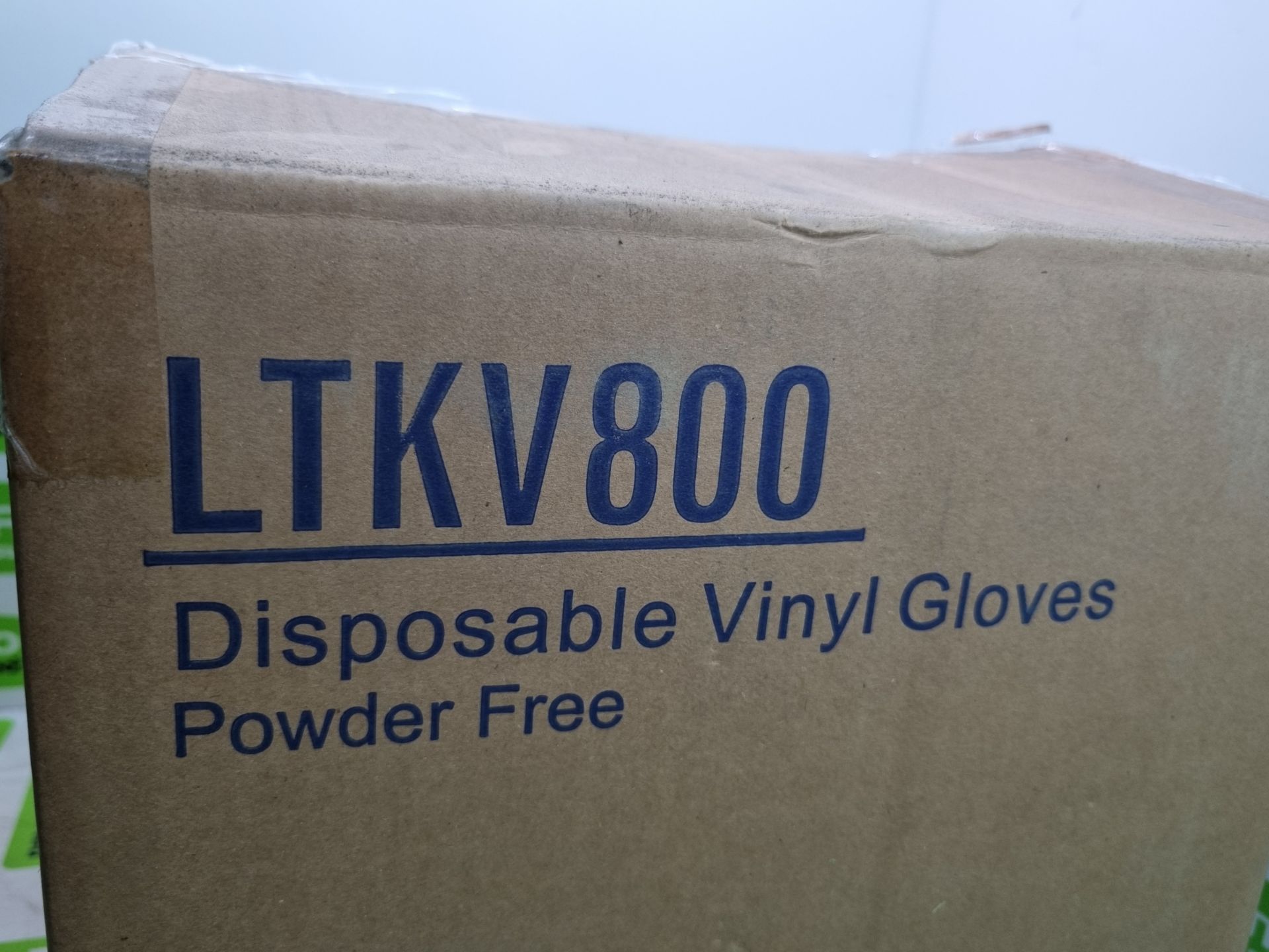 LTKV800 Disposable Vinyl 12" Gloves - Powder free - XL - 2 boxes - 100pcs/bag:10bags/carton per box - Image 2 of 3