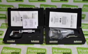 2x Mahr Micrometers 40 A 0-25mm