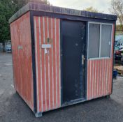 Flohr & Sohne Type ERZ/US Portable cabin with electrical hook up 500-600V L243 x W213 x H237cm