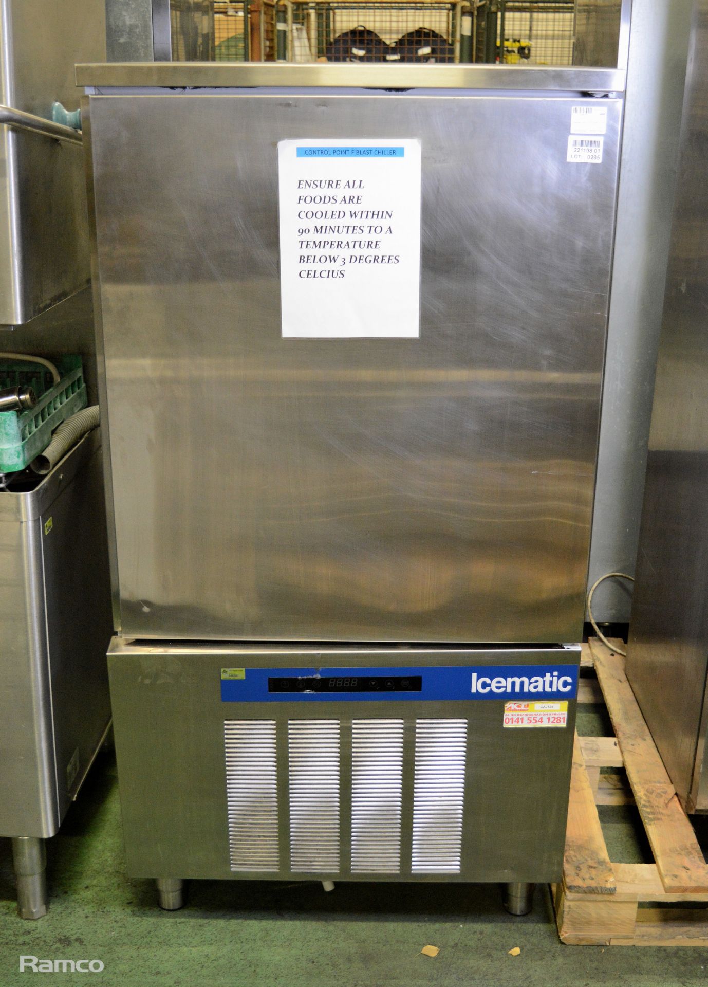 Icematic ST10-32 blast chiller