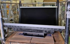 2x NEC M46 Multeos 46 inch LCD monitors 100/240V 50/60Hz