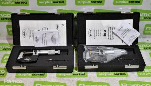 2x Mahr Micrometers 40 A 0-25mm