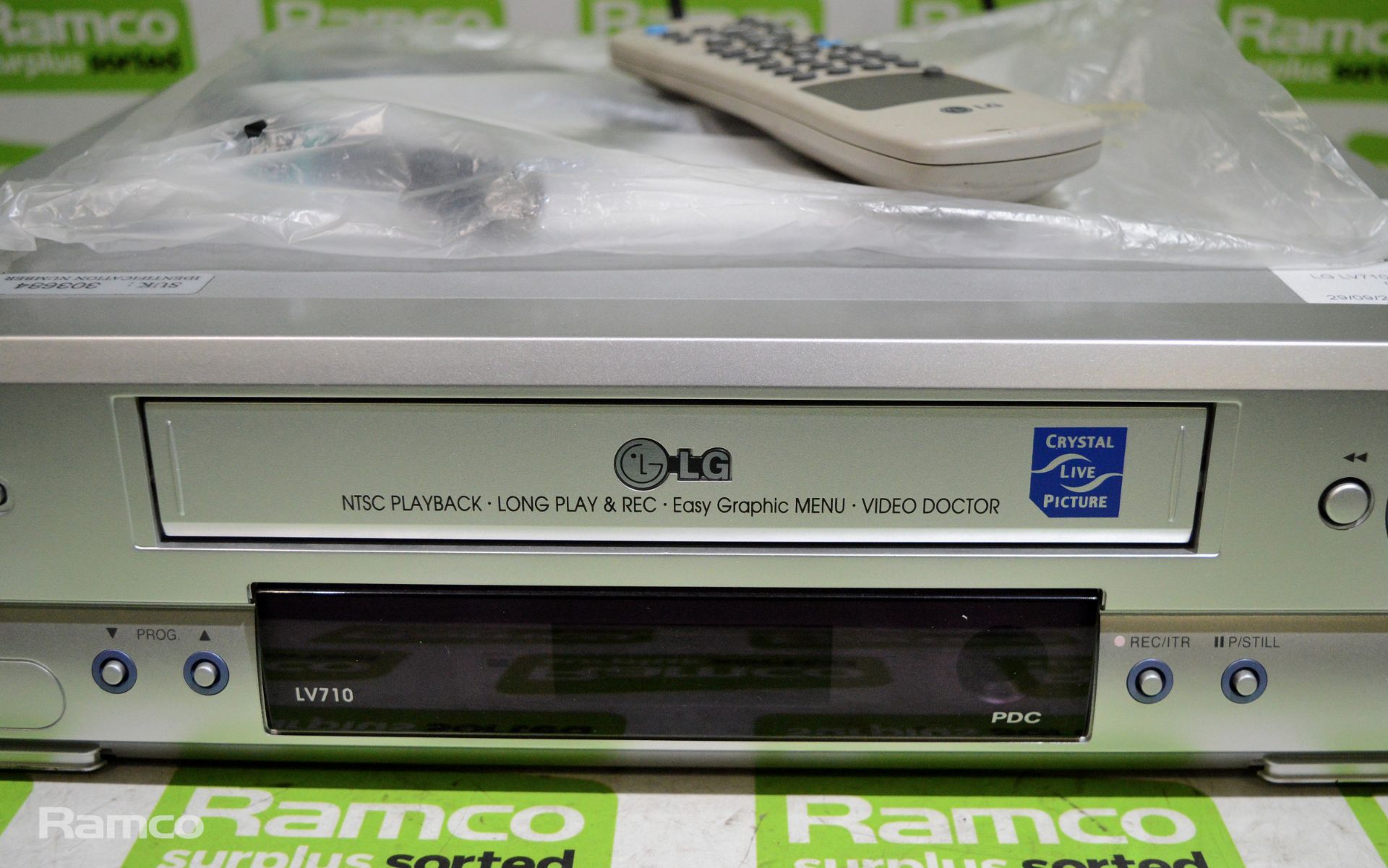 LG LV 710 video cassette recorder - Image 2 of 3