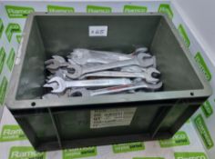 45x Open Ended Spanners