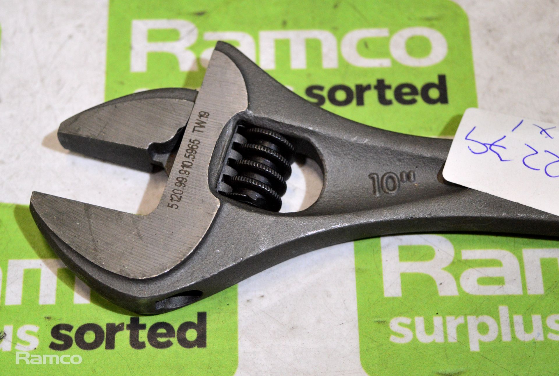 7x Facom 113A.10T 10" Adjustable wrench - Image 2 of 4