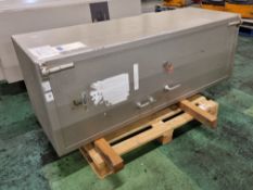 Matthews single door fire safe cabinet - L66xW70xH183cm - safe weight 500kg