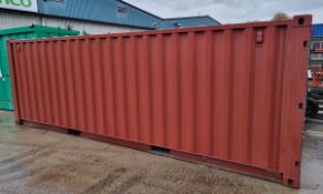 Stonehaven Engineering Ltd transportable 20ft ISO storage container 499/99/07 - dimensions: 20ftx8ft