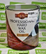 Liberon hard wax oil, Teak. 2.5Ltr