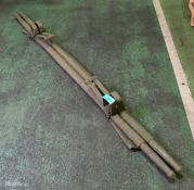 US Army Stretcher - wooden handles & canvas
