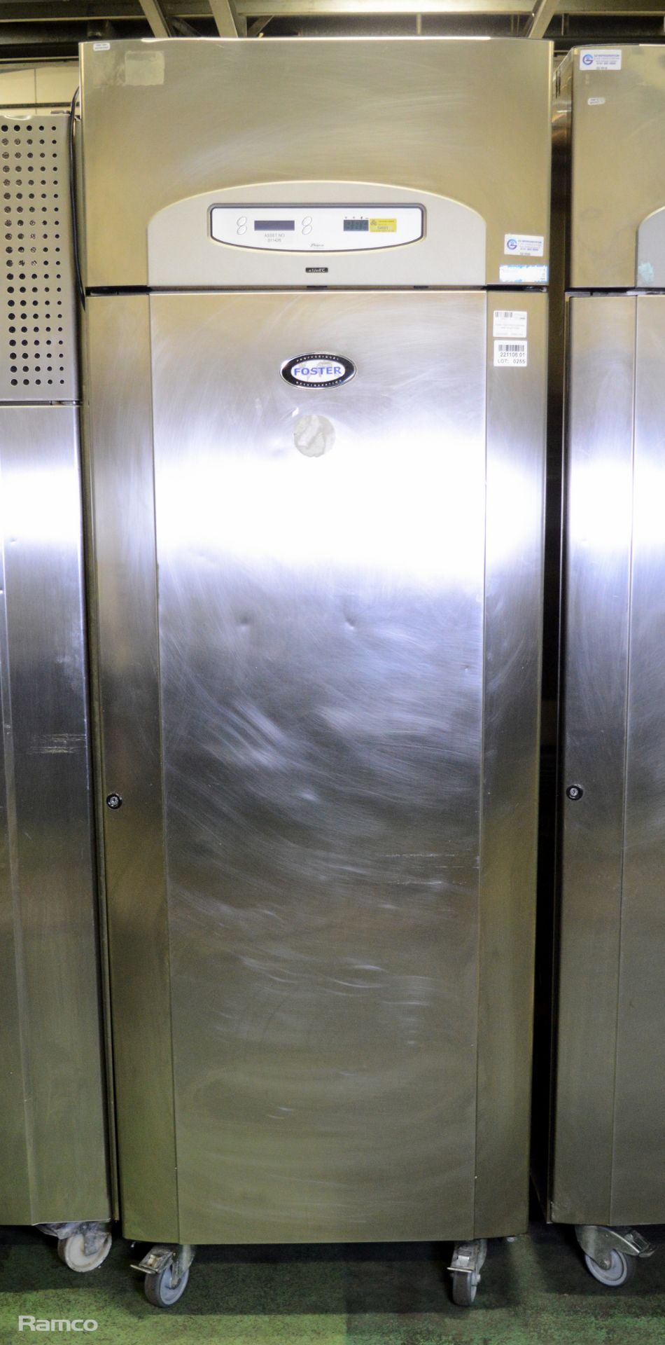 Foster PremG600H stainless steel upright fridge