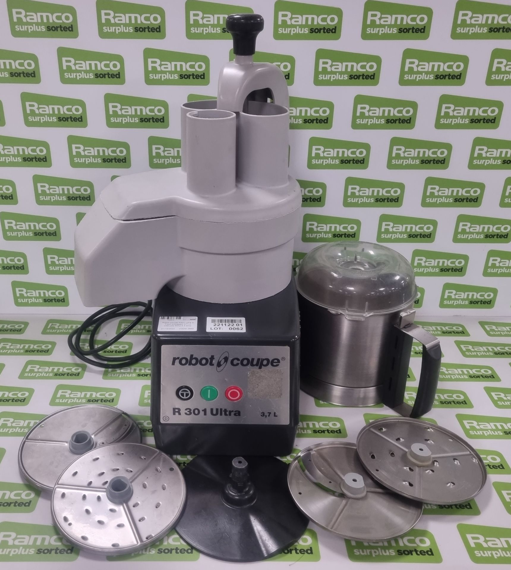 Robot Coupe R301 Ultra D Food processor 3.7 Lt 240 volts 50hz 5.4 amp