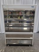 Williams Gem C125-SCS multideck display fridge with 3 adjustable shelves and night shutter