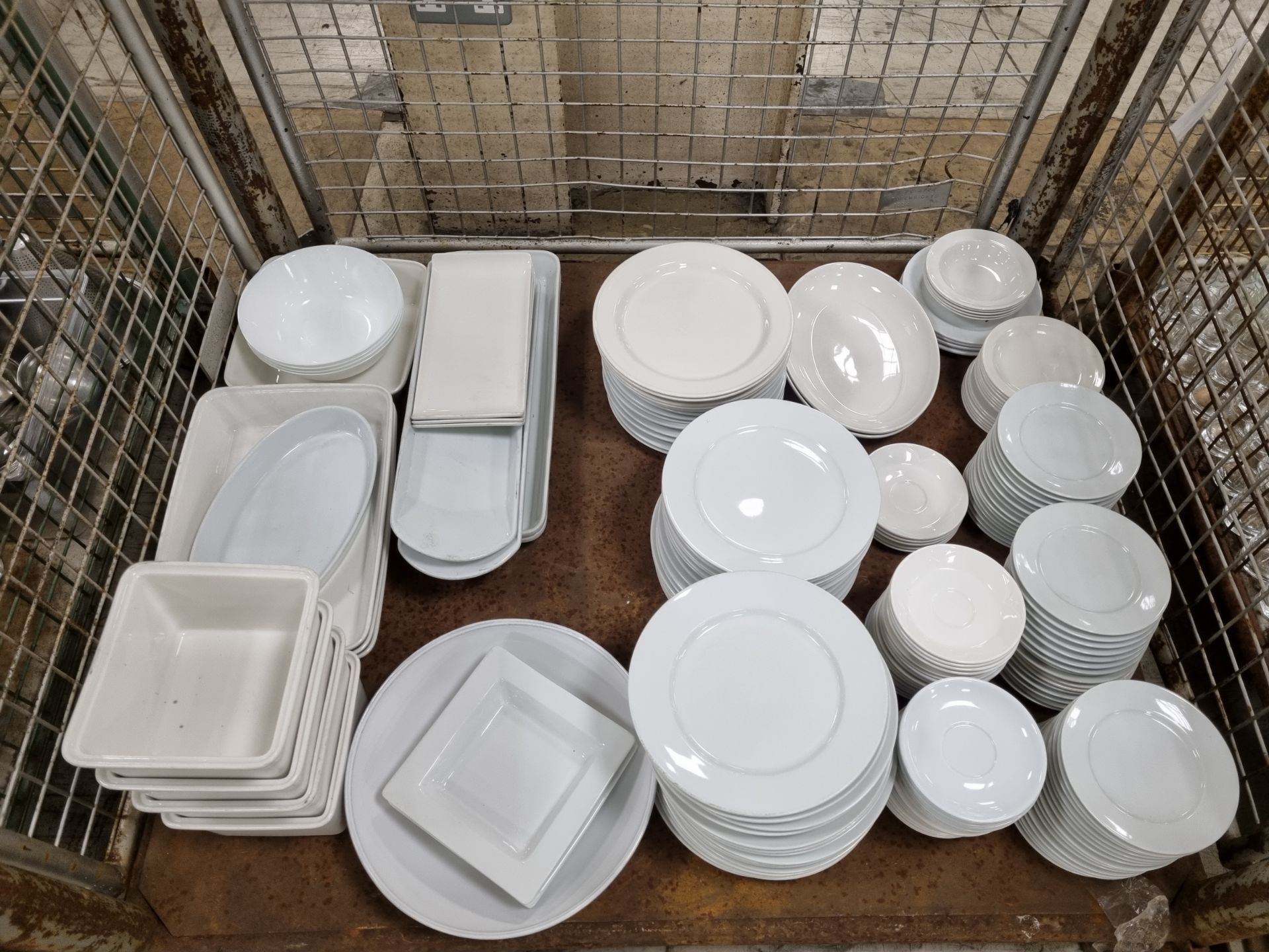 Catering equipment and supplies consisting of crockery, plates, saucers, bowls, trays - Image 2 of 2