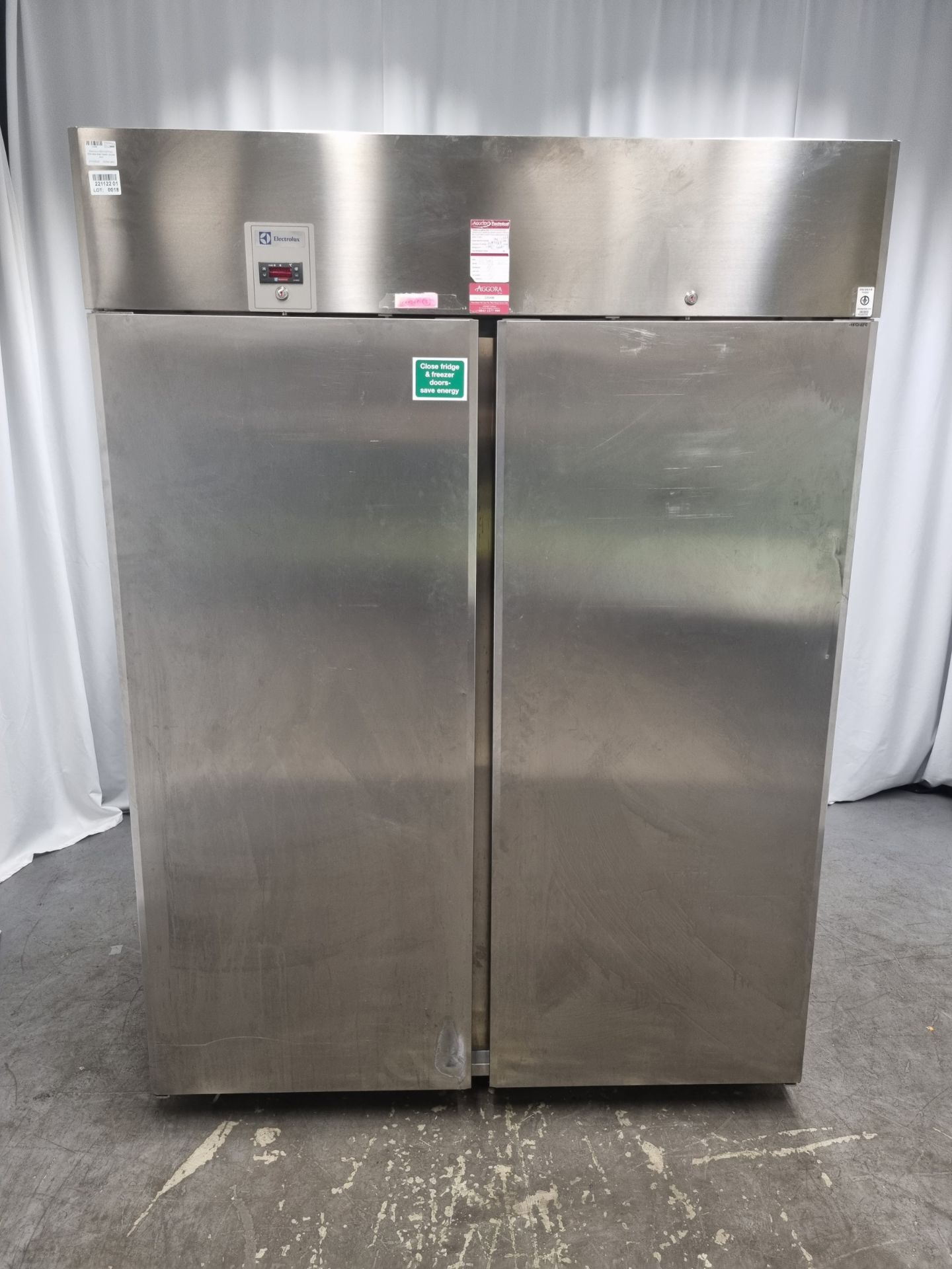 Electrolux RE4142FFGG Stainless steel freezer double door