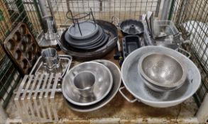 Catering equipment and supplies consisting of kitchen utensils, moulds,jugs,containers