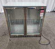 Blizzard BZ-2SS double glass door display fridge 220/240 volts 50hz