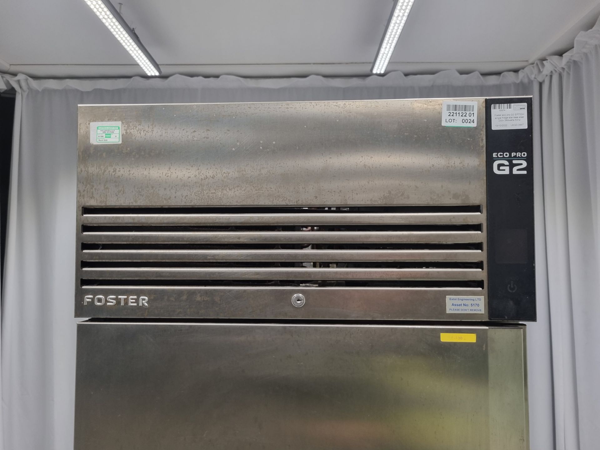 Foster eco pro G2 EP700H single fridge stainless steel 230v 389 watts 50hz - Image 8 of 8