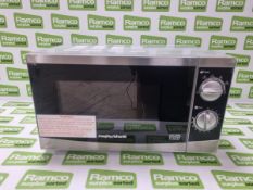 Morphy Richards MM8 solo man SL Microwave 20lt 800 watts 230/240 volts 50hz