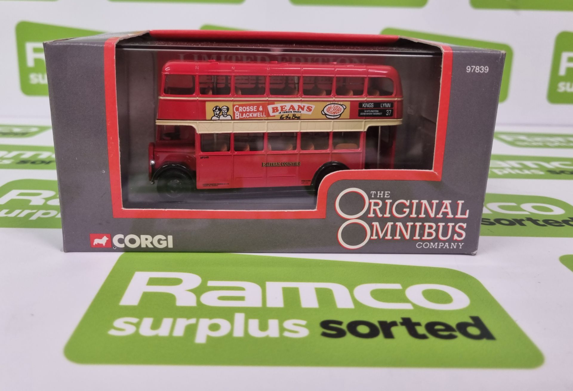 Corgi 97839 Leyland PD1A - Eastern Counties OmniBus - 1:76 scale model