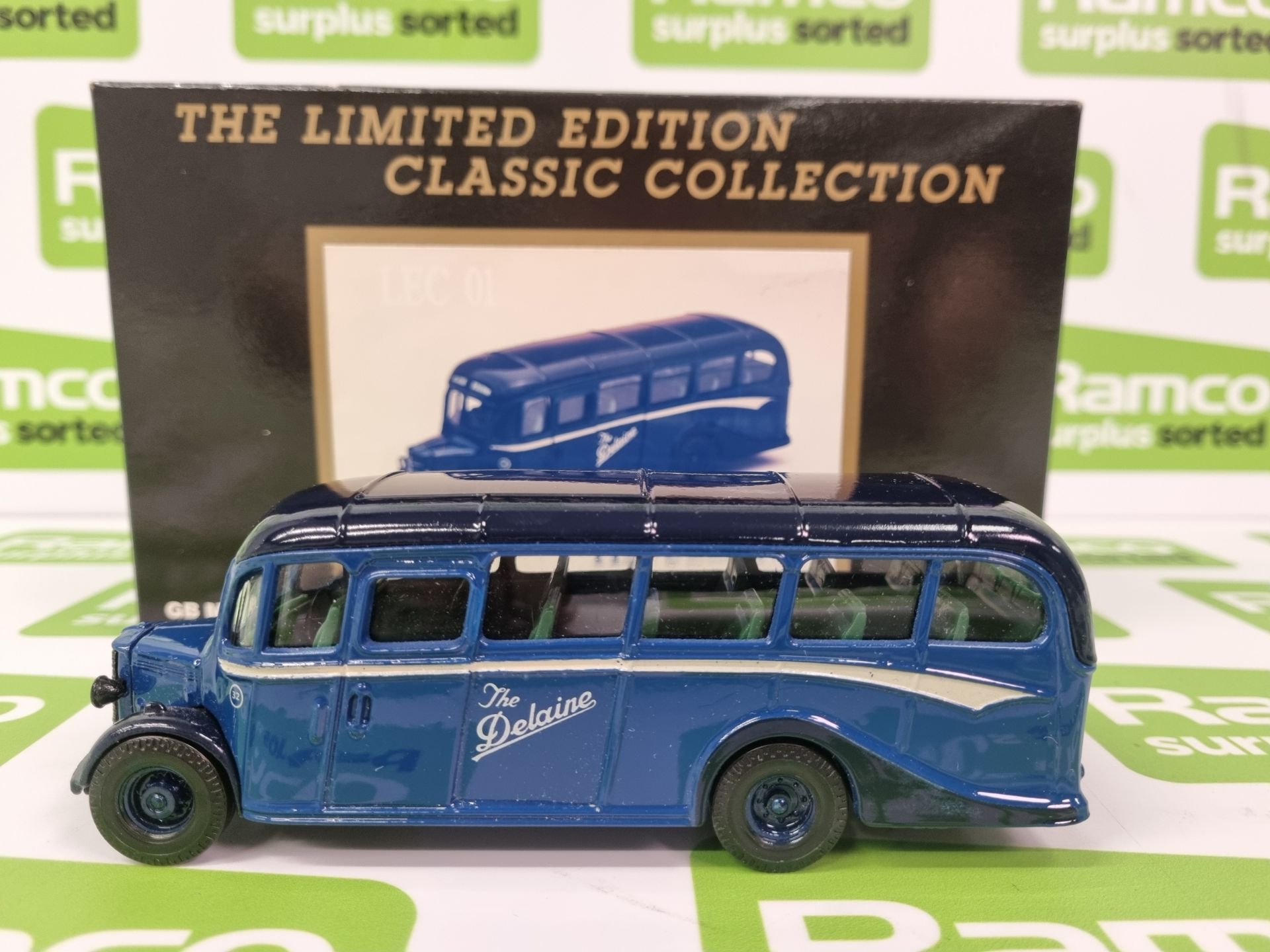 GB Models LEC 01 - Certificate No. 293 - Bedford OB Coach - 'The Delaine' - 1:43 to 1:50 scale model