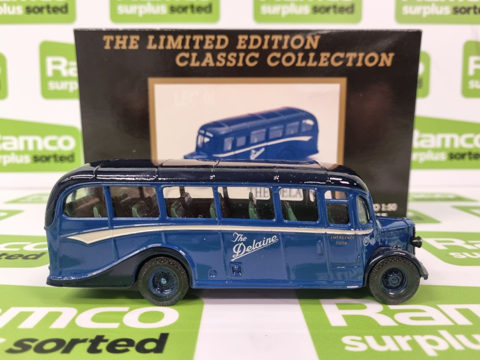 GB Models LEC 01 - Certificate No. 293 - Bedford OB Coach - 'The Delaine' - 1:43 to 1:50 scale model - Image 3 of 9